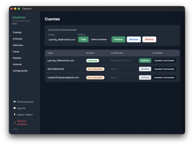 Panel de <strong>Automatizacion</strong> -- Inicia tu Automatizacion