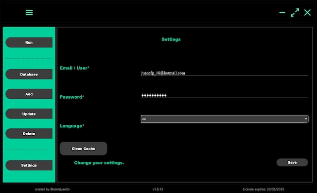 App <strong>Configuration</strong> & License Setup
